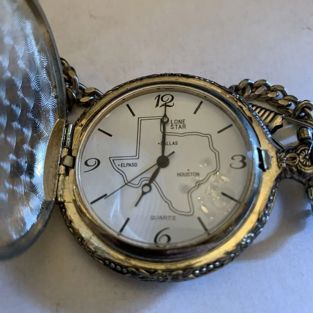 Vintage Texas Pocket Watch (O-15)